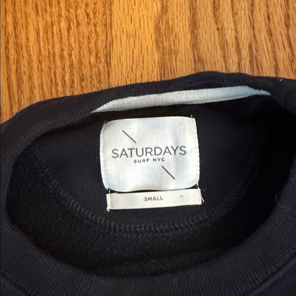 Saturdays New York City Black Sweatshirt - Picture 3 of 4
